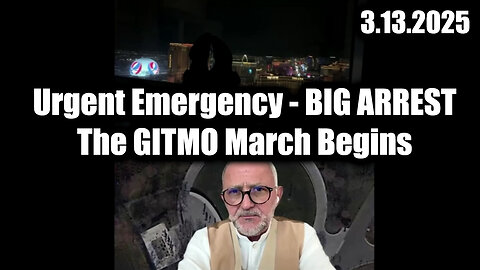 Juan O'Savin 107 & JMC Urgent Emergency 3.13.25 - Big Arrest, the GITMO March Begins 2025