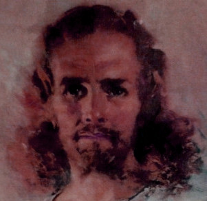 image of Jesus painted in Italy in 2016