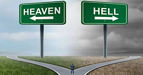 image Two Paths - To Heaven or to Hell.